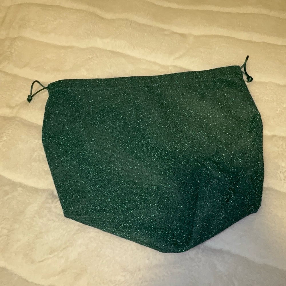 Dark Green Drawstring Pouch - Picture 4 of 8